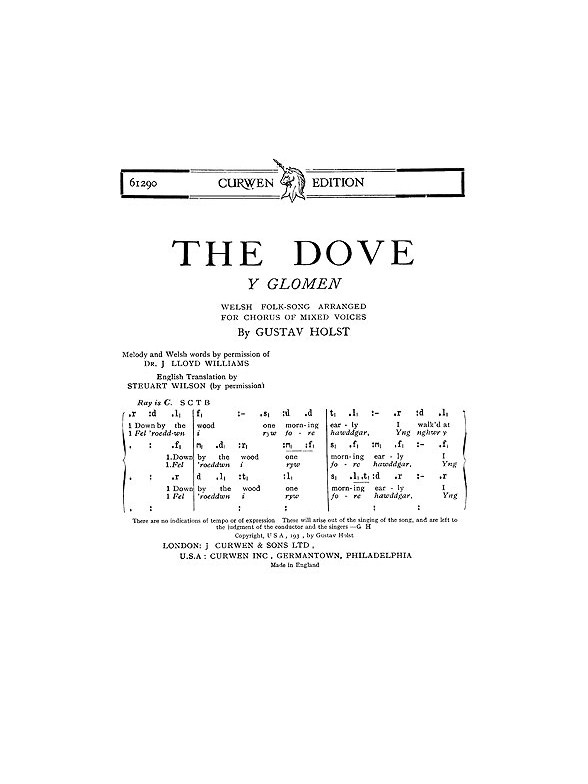 Gustav Holst: The Dove (Y Glomen)