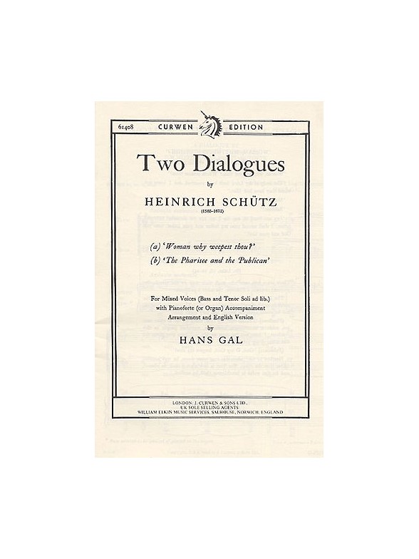 H Schutz: Two Dialogues