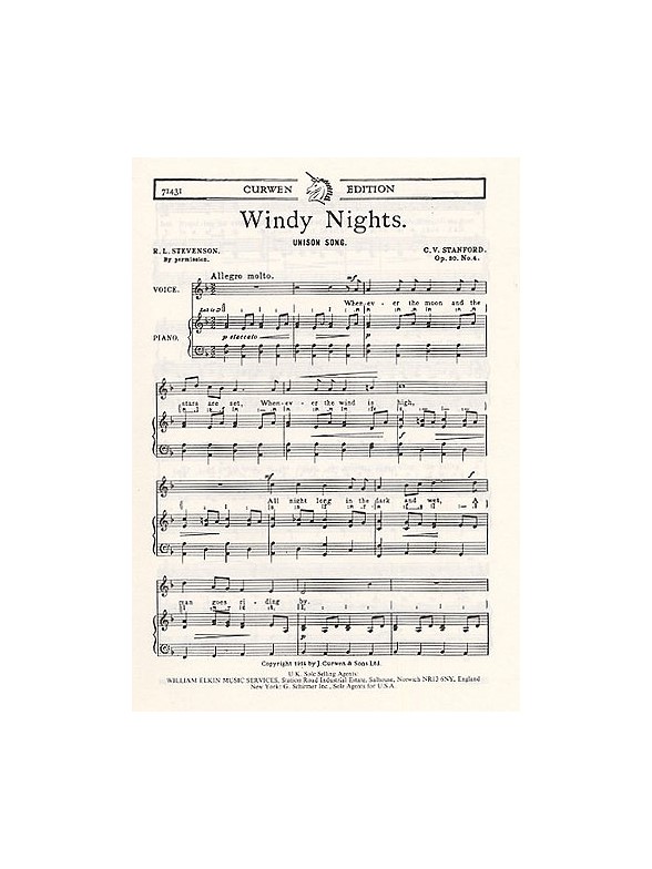 Charles Villiers Stanford: Windy Nights
