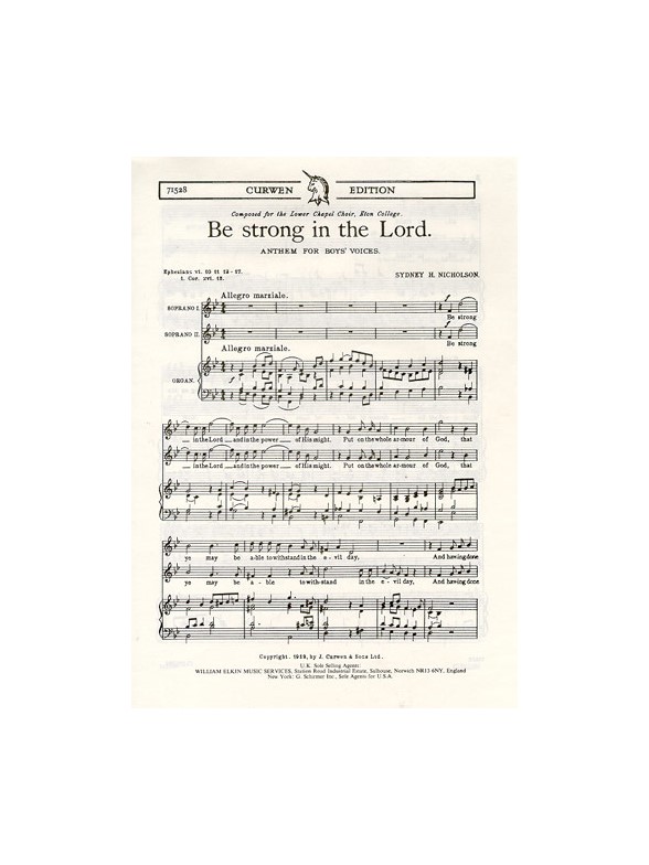 Nicholson: Be Strong In The Lord