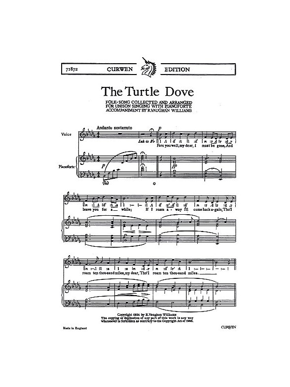 Ralph Vaughan Williams: The Turtle Dove