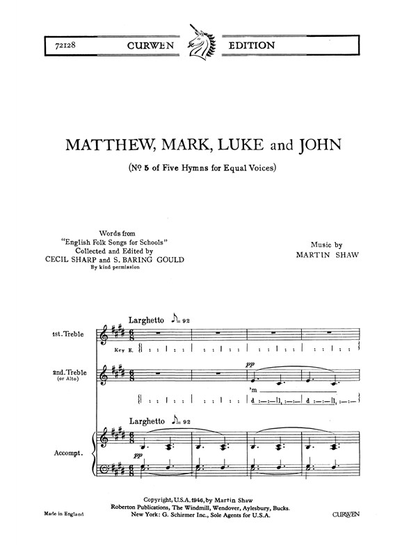 Martin Shaw: Matthew, Mark, Luke And John
