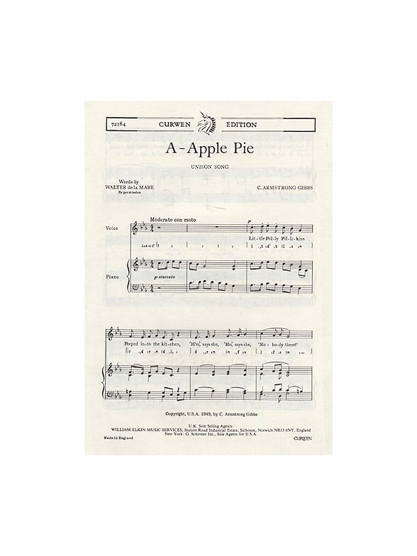 C.Armstrong Gibbs: A-apple Pie