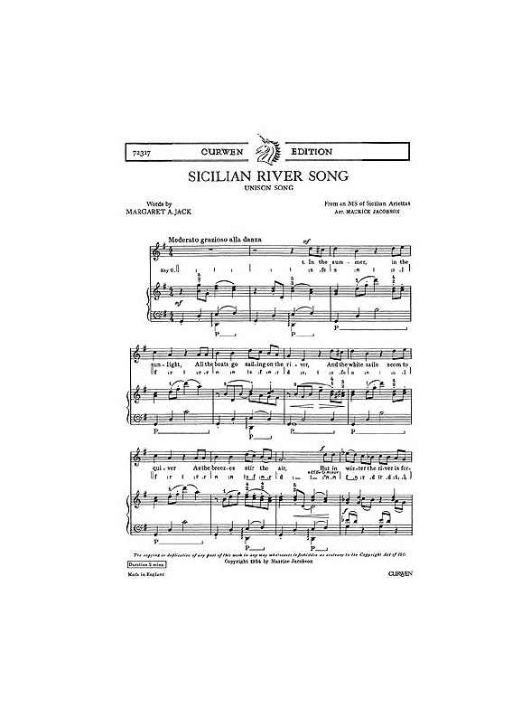 Maurice Jacobson: Sicilian River Song