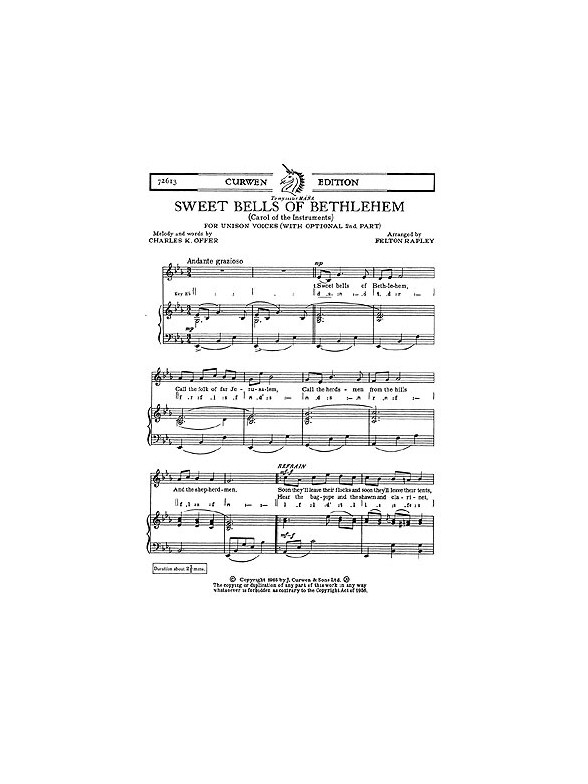 Felton Rapley: Sweet Bells Of Bethlehem