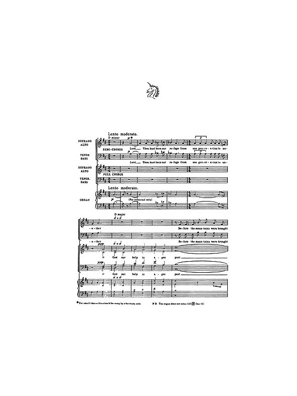 Ralph Vaughan Williams: Lord, Thou Hast Been Our Refuge (SATB/Organ)