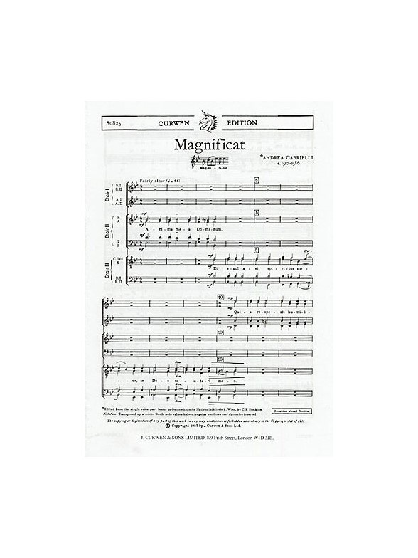 Andrea Gabrieli: Magnificat