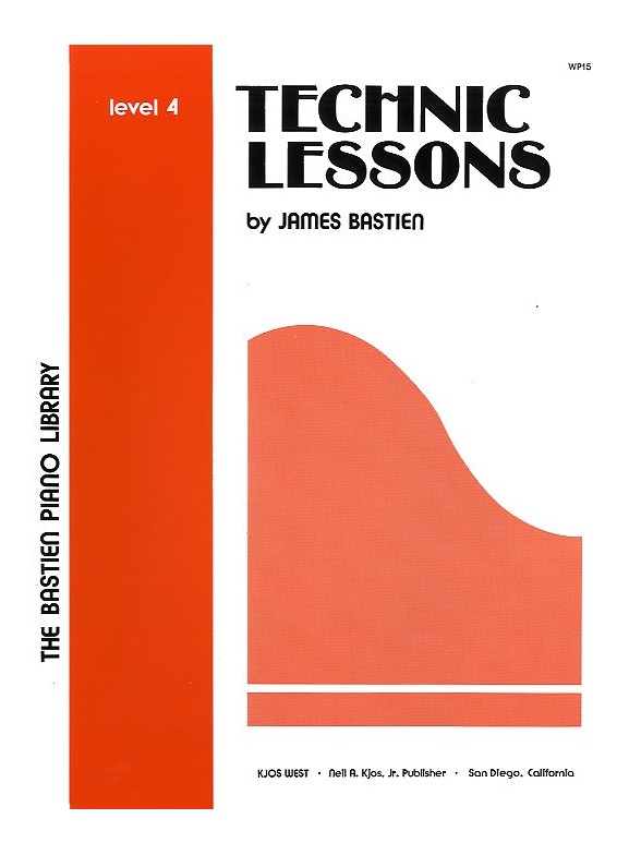 Bastien Piano Library Technic Lessons Level 4