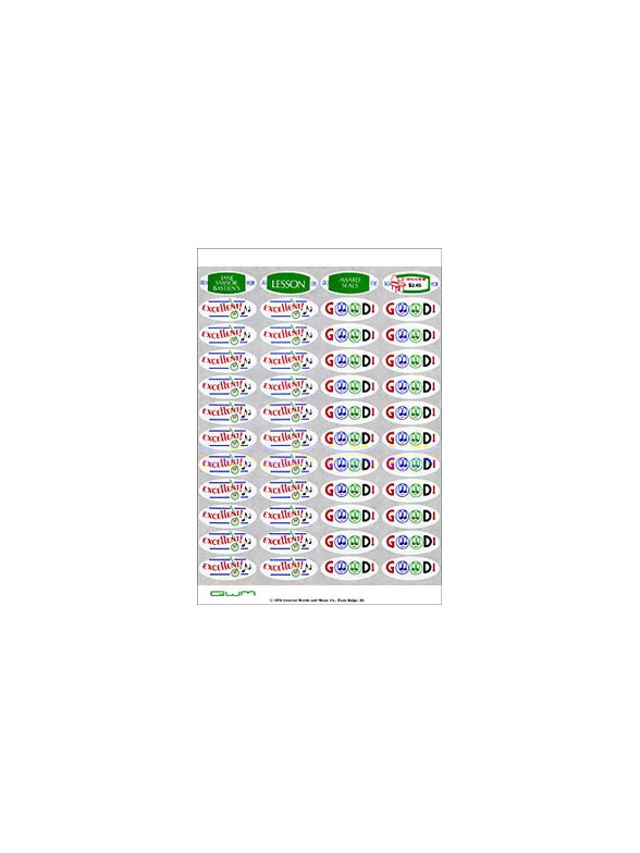 Jane Bastiens Lesson Award Seals