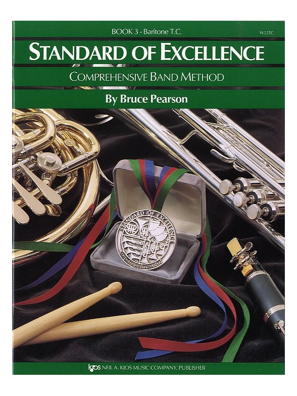 Standard Of Excellence: Comprehensive Band Method Book 3 (Baritone Treble Clef)