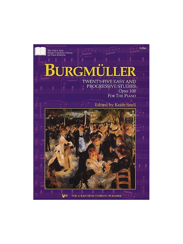 Friedrich Burgmuller: 25 Easy And Progressive Studies Op.100 (Kjos Edition)