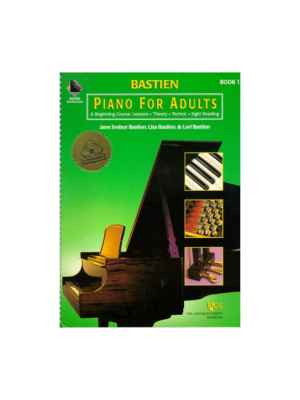 Bastien Piano For Adults: Book 1 (With 2 CDs)