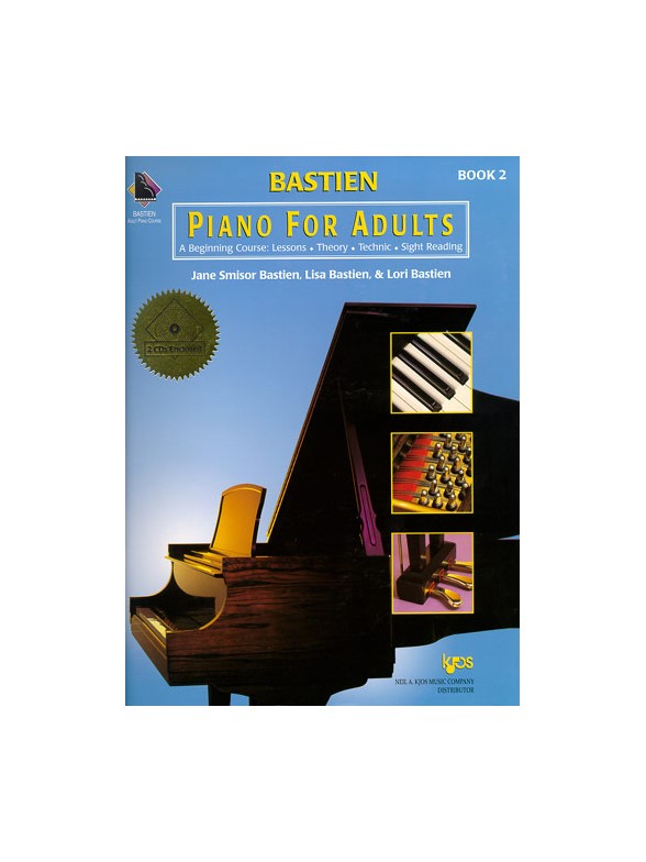 Bastien Piano For Adults Book 2 With CD