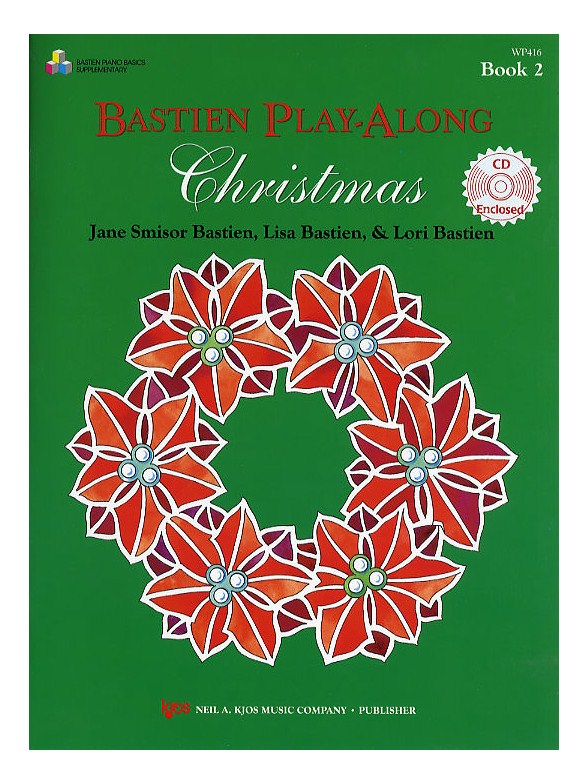 Bastien Play-Along Christmas Book 2 (Book/CD)