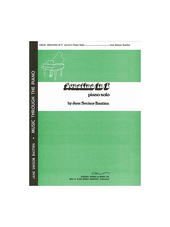 Jane Bastien: Sonatina In F