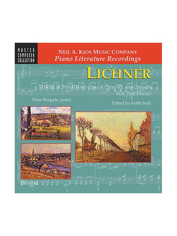 Lichner: Three Sonatinas, Op.4, Op.49, Op.66 Cd