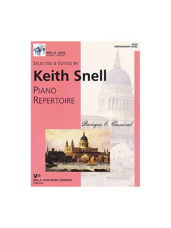 Nak Piano Lbr-pa Repertoire:baroque/Classical,Prep