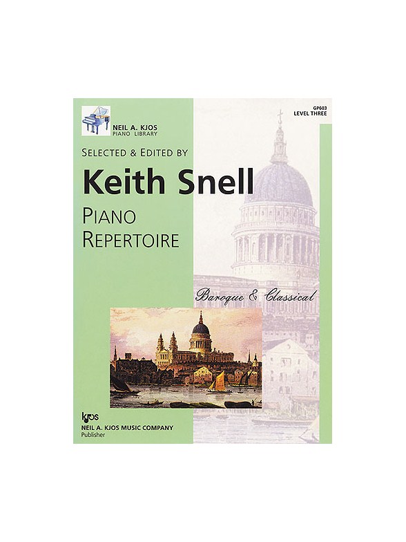 Nak Piano Lib Pa Repertoire: Baroque/Classical Level 3
