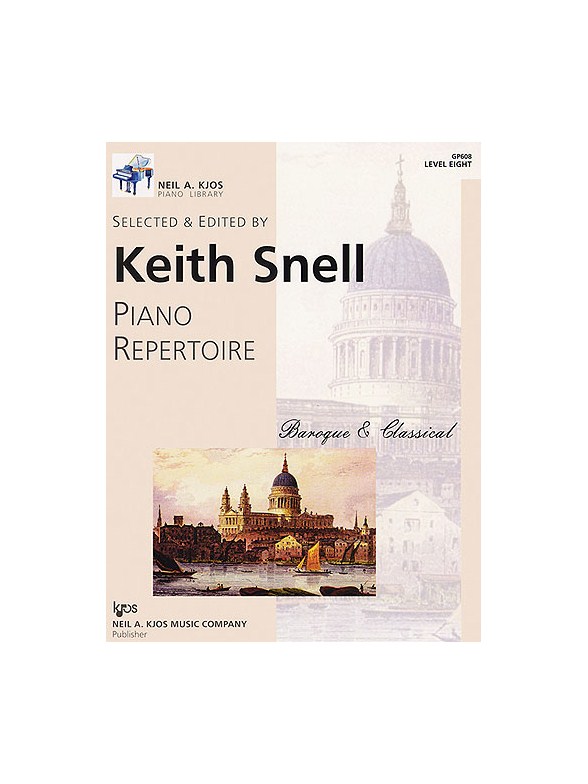 Nak Piano Lib Pa Repertoire: Baroque/Classical Level 8