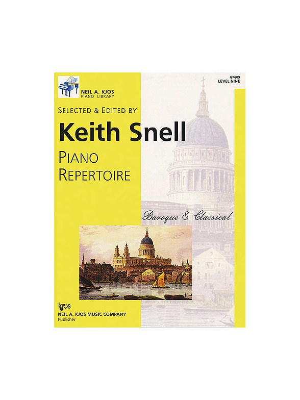 Nak Piano Lib Pa Repertoire: Baroque/Classical Level 9