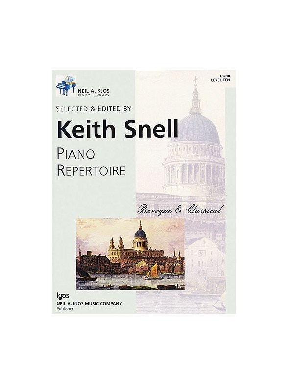 Nak Piano Lib Pa Repertoire: Baroque/Classical Level 10