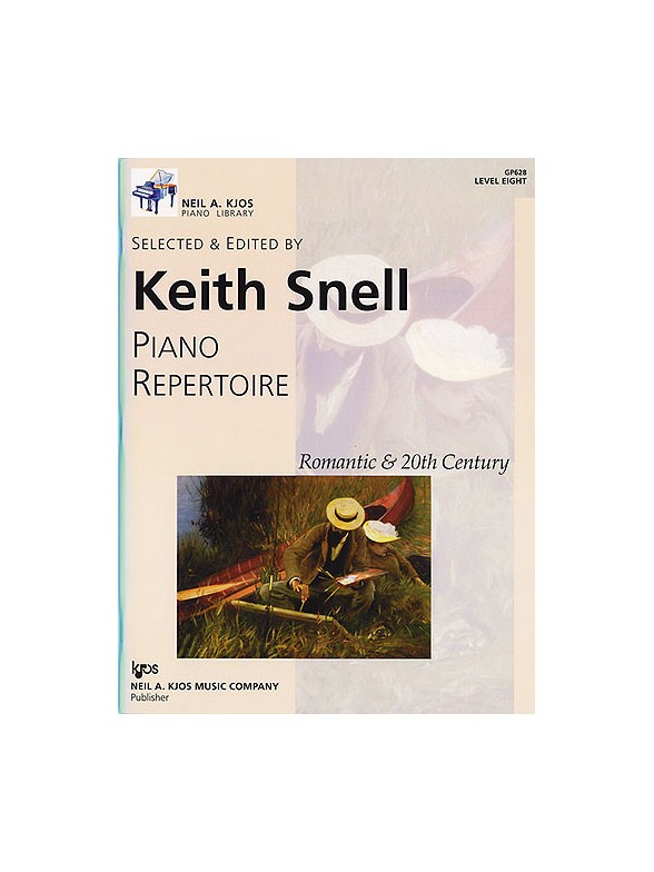 Nak Piano Lib Pa Repertoire: Romantic-20th Cen Level 8