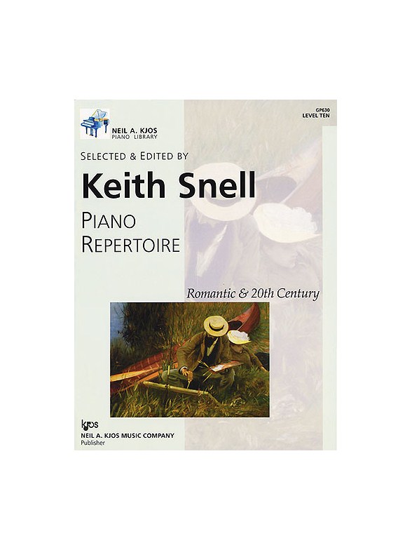 Nak Piano Lib Pa Repertoire: Romantic-20th Cen Level 10