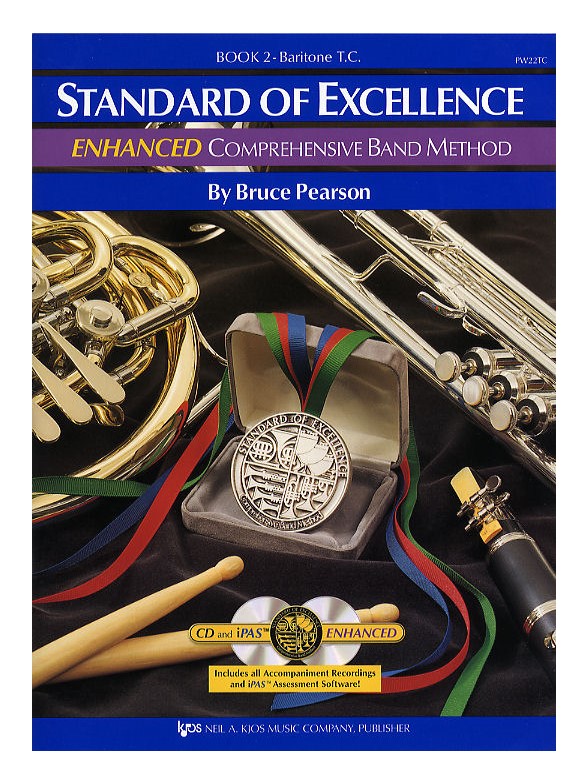 Standard Of Excellence: Enhanced Comprehensive Band Method Book 2 (Baritone Treble Clef)