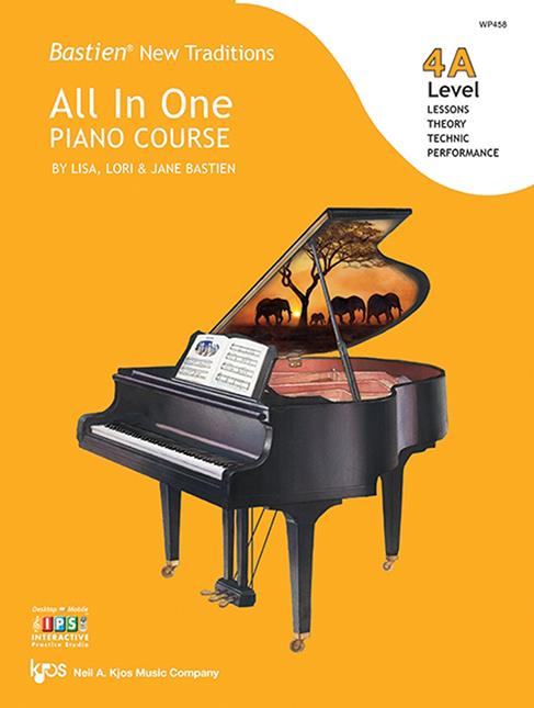 Bastien All in One Piano Course Level 4A : Bastien New Traditions