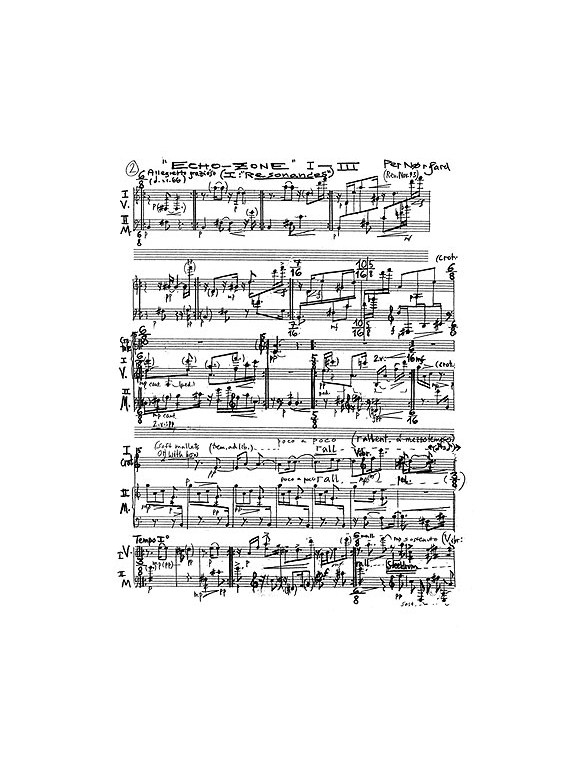 Per Nørgård: Echo-Zone I-III