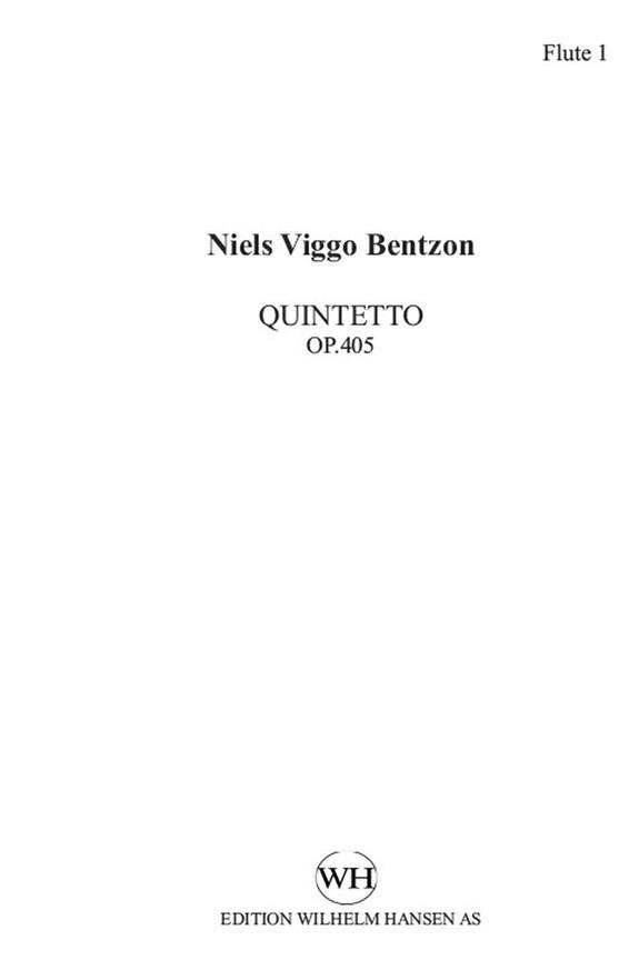 Bentzon Quintetto Op.405 Flt Part