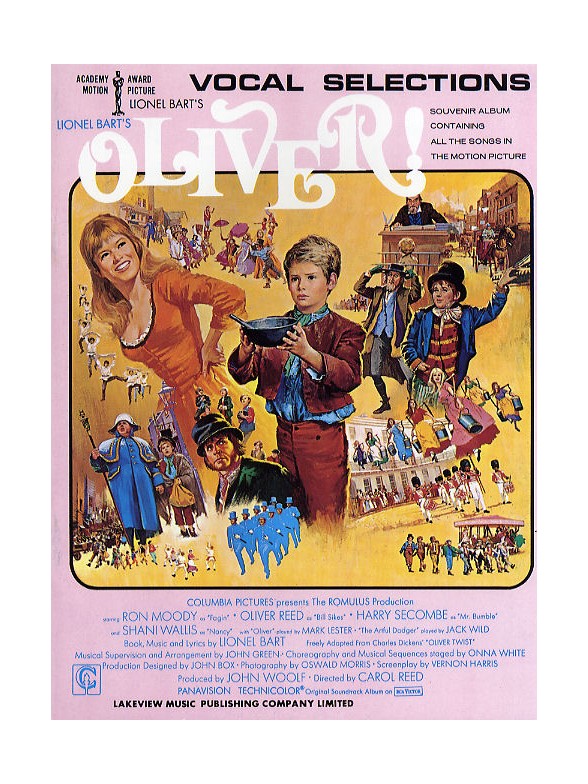 Lionel Bart: Oliver! - Vocal Selections From The Motion Picture