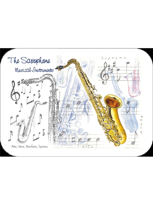 Little Snoring Gifts: Saxophone Placemat - Pack Of 4