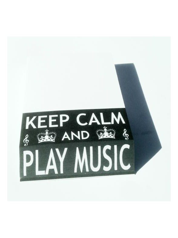 Little Snoring Gifts: Slant Pad - Keep Calm And Play Music