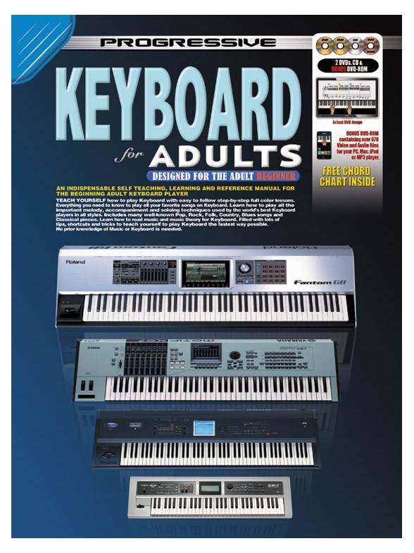 Prog Kbd Adults Kbd Bk/Cd/2dvd