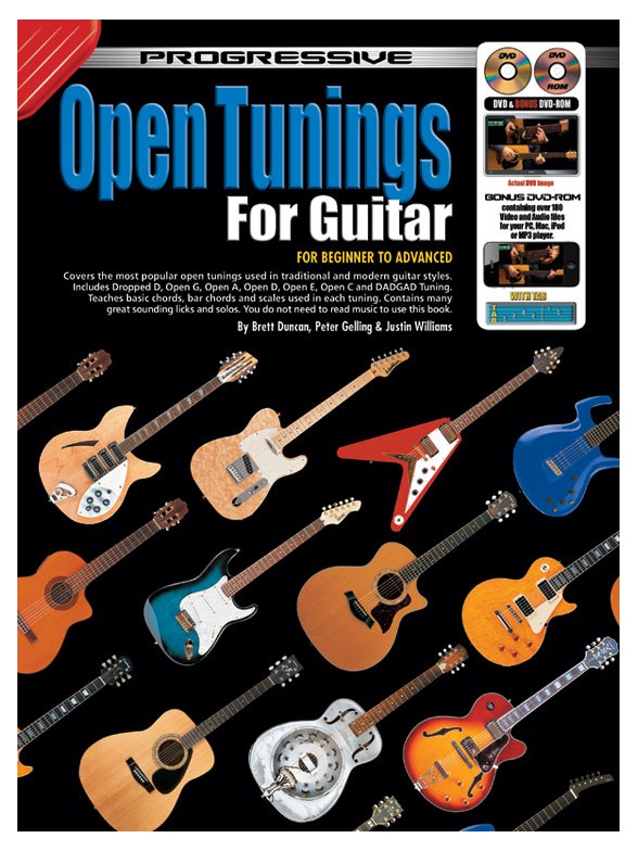 Progressive Open Tunings Gtr Bk/Dvd