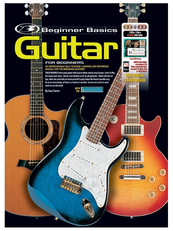 Beginner Basics Guitar (Book/2CD/2DVDs/2DVD-ROMs/Poster)