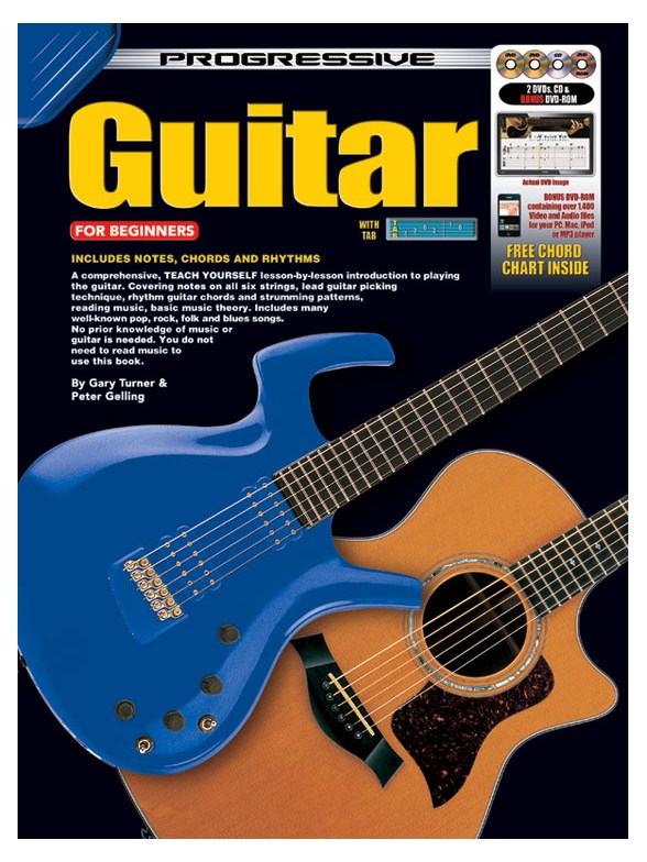 Progressive Gtr Bk/Cd/2dvd