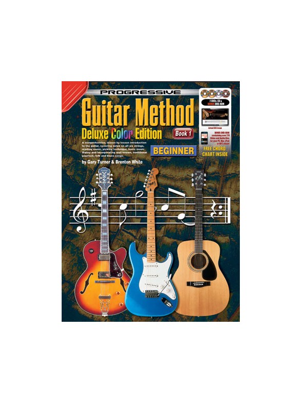 Prog Gtr Meth 1 Delx Gtr Bk/Cd/2dvd
