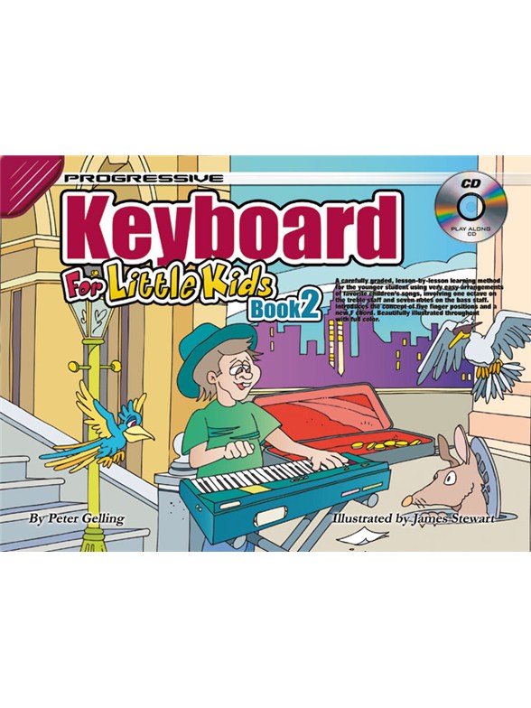 Prog Kbd Meth Lttle Kids 2 Kbd Bk/Cd