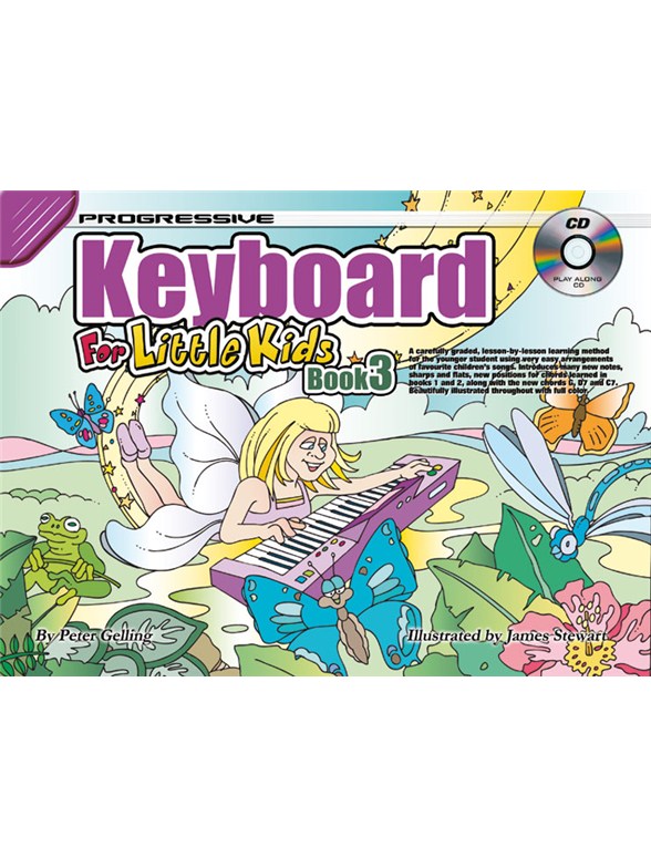 Prog Kbd Meth Lttle Kids 3 Kbd Bk/Cd