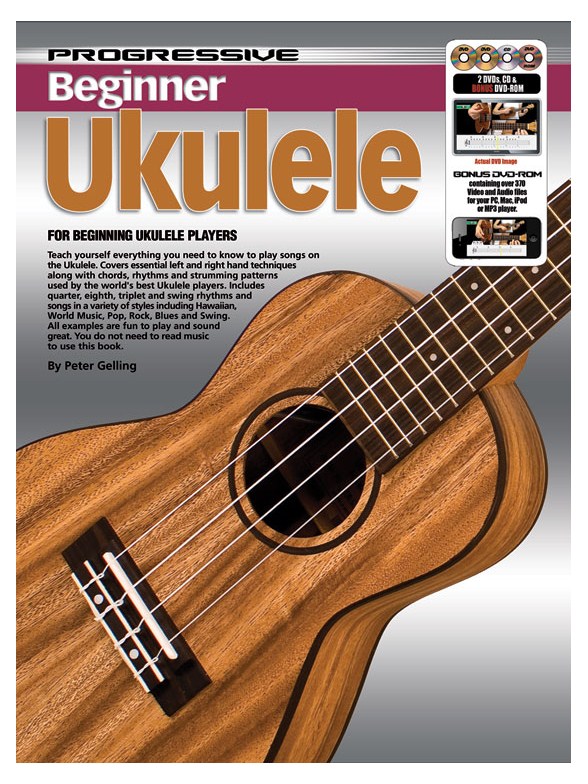 Progressive Beginner Uke Bk/Cd/2dvd