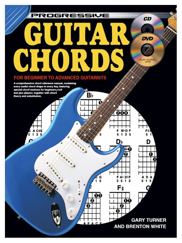 Progressive Gtr Chords Gtr Bk/Cd/Dvd