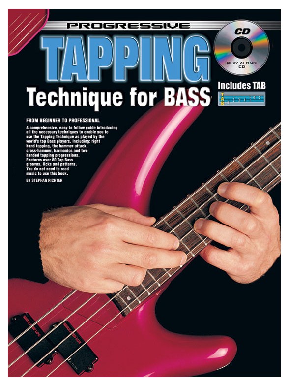 Progressive Tapping Bass Bgtr Bk/Cd