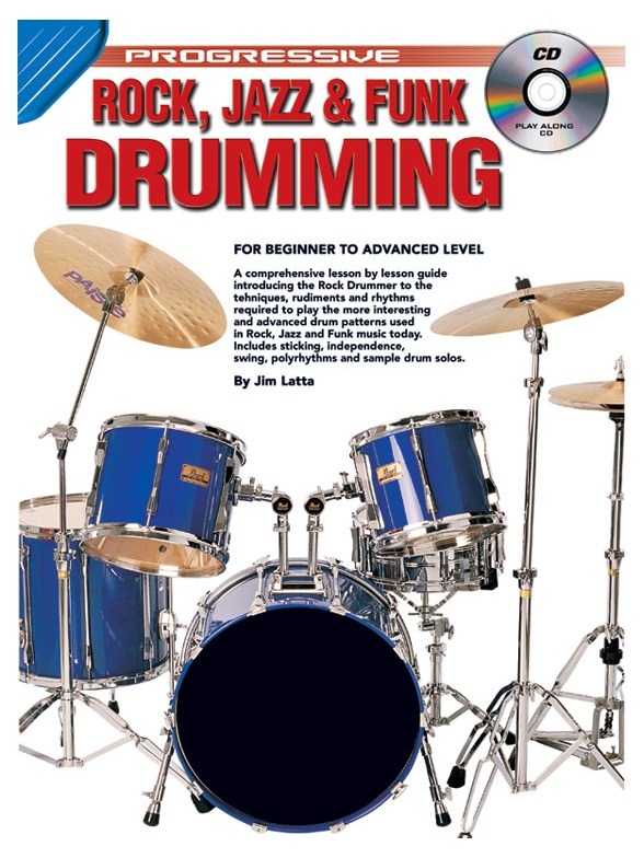 Prog Rock Jazz And Funk Drums Bk/Cd