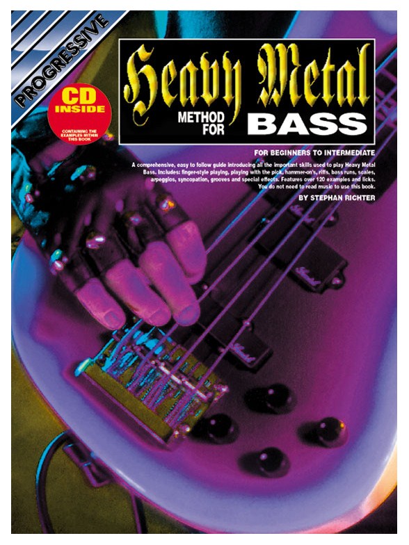 Prog Heavy Metal Bass Gtr Bk/Cd