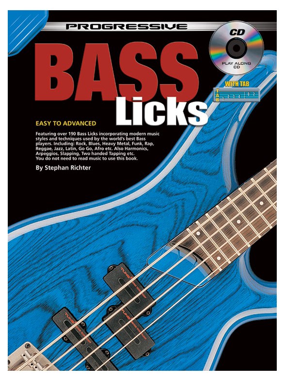 Progressive: Bass Licks (Book/CD)