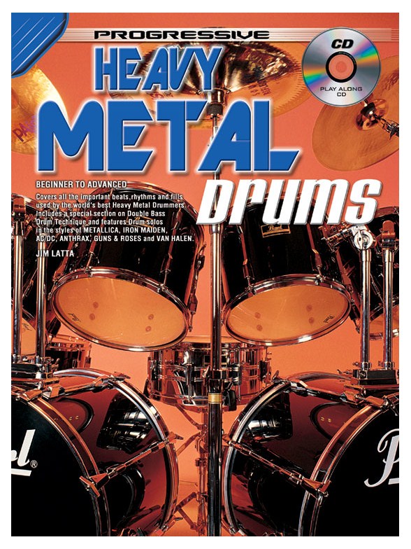 Prog Heavy Metal Drummng Drums Bk/Cd