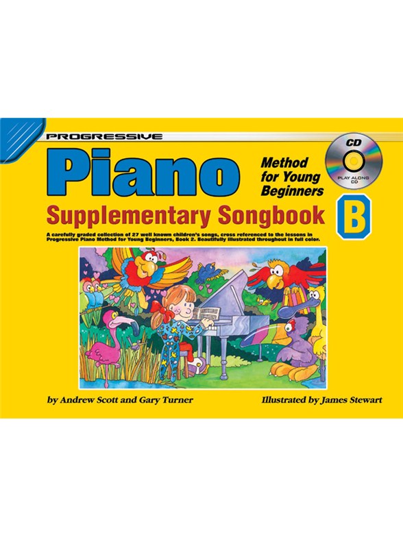 Progressive: Piano Method For Young Beginners - Supplementary Songbook B (Book/CD)