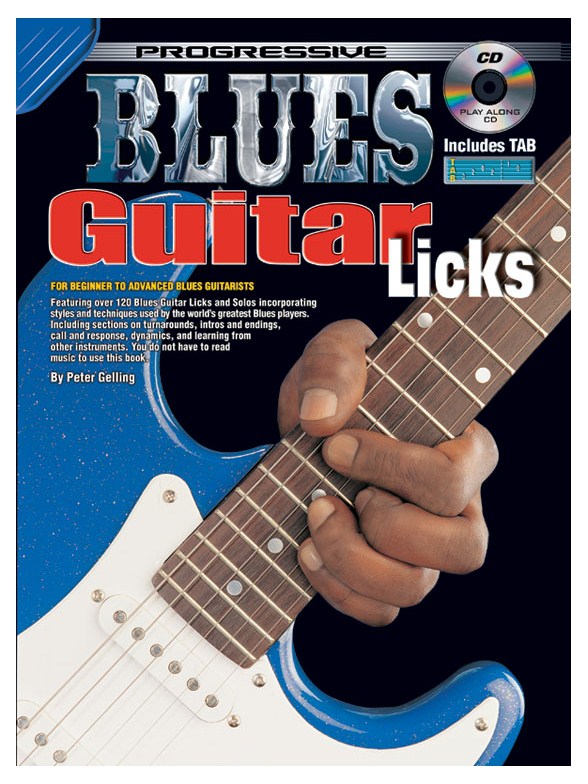 Progressive Blues Gtr Lcks Gtr Bk/Cd